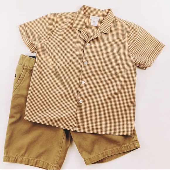 Olive Juice Other - Olive Juice Boys Camp Shirt 100% Cotton Nordstrom